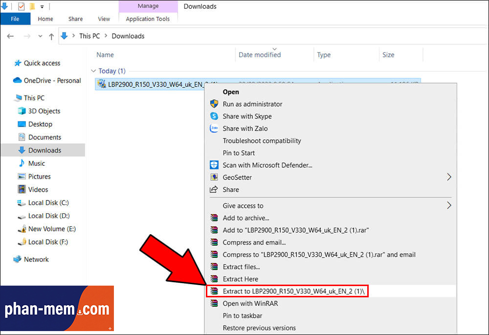 Cài đặt Driver máy in Canon LBP 2900 trên Windows