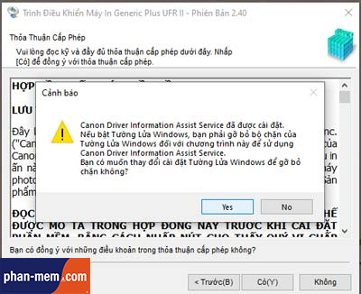 Các bước cài đặt Driver máy in Canon LBP 223DW