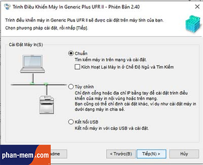 Các bước cài đặt Driver máy in Canon LBP 223DW